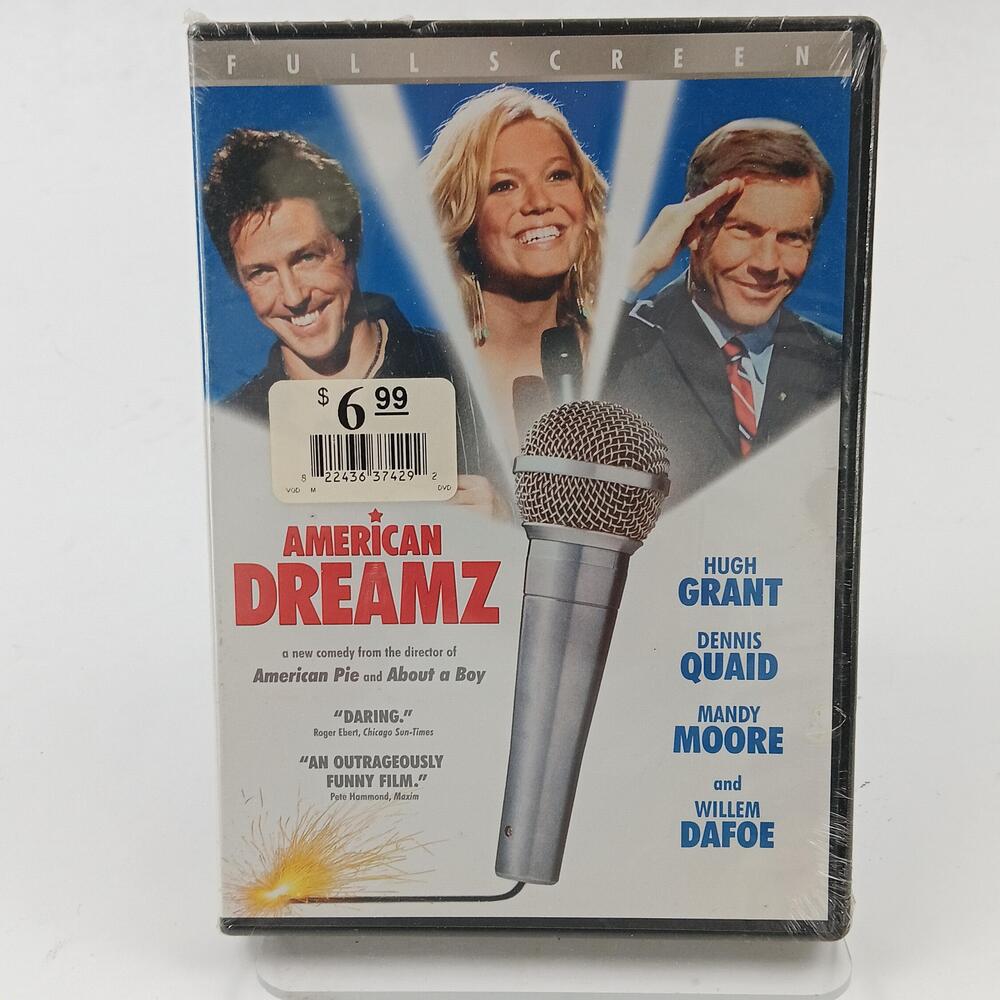American Dreamz DVD Full Screen Hugh Grant Dennis Quaid Universal Comedy Movie